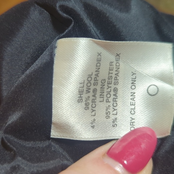 Classiques Entier Elegant Classic Career Black Wool Blazer Sz 14 - Picture 7 of 10